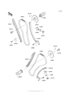 VN900 Распред вал