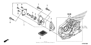 CRF110F Масляный насос