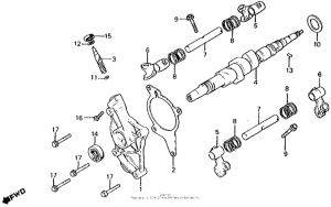 CX500 Распределительный вал