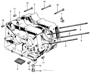 C70 Картер двигателя