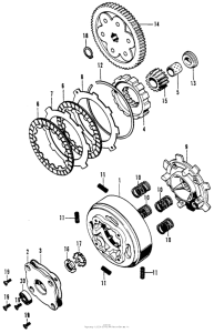 CT70 Сцепление