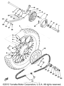 TY175C Переднее колесо