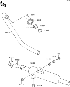 BJ250 Глушитель