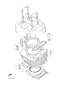 XT600E Цилиндры
