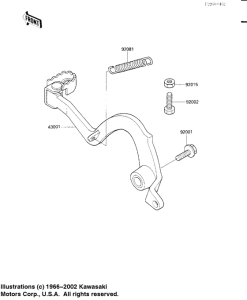  Педаль тормоза