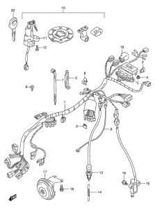 GSF250 Жгут проводов