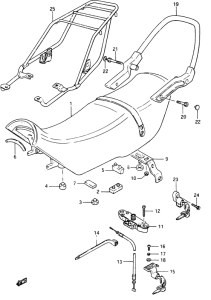 GSX750 Пружина