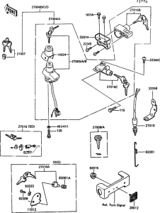 Z550 Ignition switch(1 / 2)