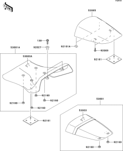 ZX1200 Сиденье