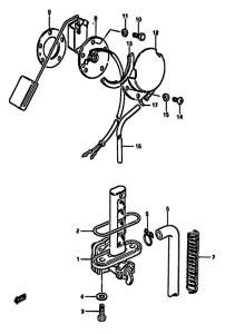 GS550 Топливный кран