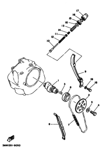 SR125 Распределительный вал & chain
