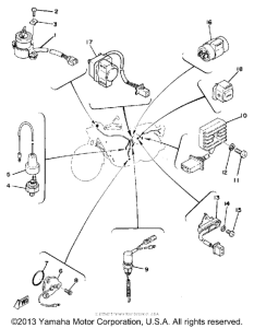 XS500E Электрика