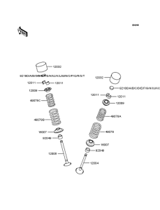 ZX900 Клапана