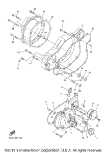 WR450F Боковые крышки