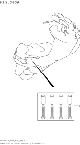 AN650 Hook Set Pillion Handle (Optional)