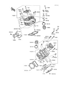 VN750 Головка цилиндров
