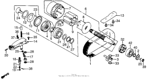 CB750 Основной вал