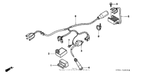 XR250R Жгут проводов