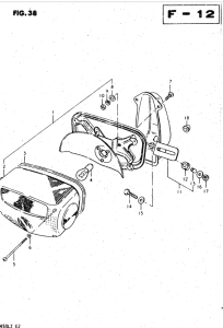 GS450 Задний комбинированный сигнал