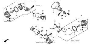 CHF50A Задний фонарь
