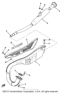 DT100D Выхлопная система