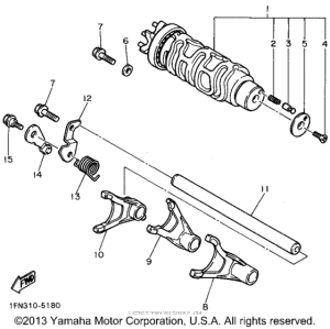 GTS1000AF Вилки переключения