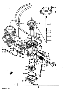 DR800 Carburetor assy