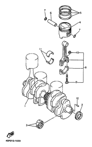 XJ600N Crankshaft.piston