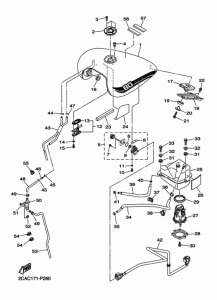 XVS1300BG Топливный бак