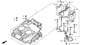 CB450S Картер в сборе