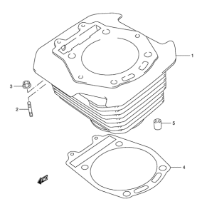 DR650 Цилиндр