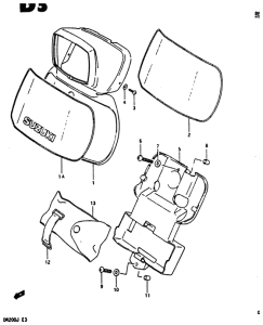 DR200 Фара головного света