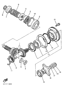 XJ900 Промежуточный ведущий вал