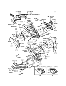 ZX1400 Cowling(1 / 2)(Center)
