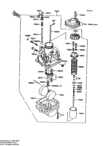 KE100 Carburetor assy