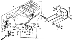 CB750 Cb750k seat 79