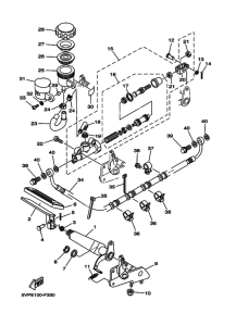 XV1700AS XV17AMW Задний тормозной цилиндр