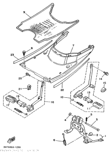 CT50S Steering handle. cable