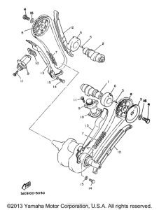 XV535SJ Цепь механизма газораспределения