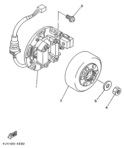 YZ125G Генератор