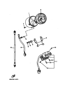 YZ250WR YZ250WRW Измерительный прибор