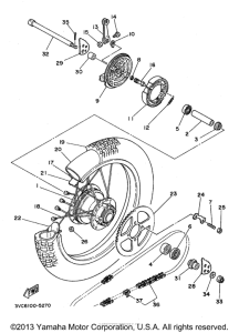 RT180K Переднее колесо