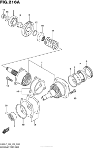 VL800T Secondary Drive Gear
