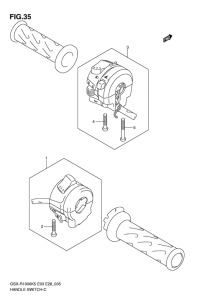 GSX-R1000 Рулевой переключатель