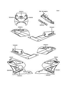ZX400 Наклейки
