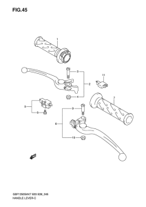 GSF1250S Рулевой рычаг