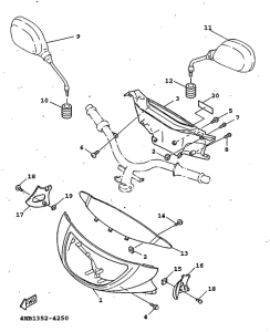 XC125 Обтекатель 1