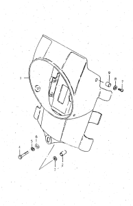 DR500 Фара головного света