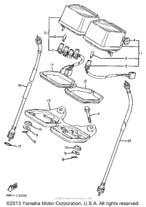 XT600UC (CA ED.) Приборы