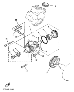 V110ZE Масляный насос